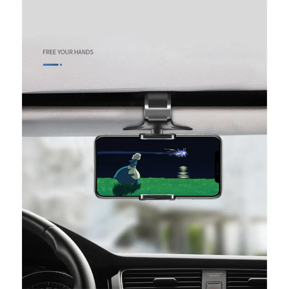 3 in 1 Car GPS Smartphone Holder: Dashboard / Visor Clamp   AC Grid Clip for Zopo ZP200, Shining - Black