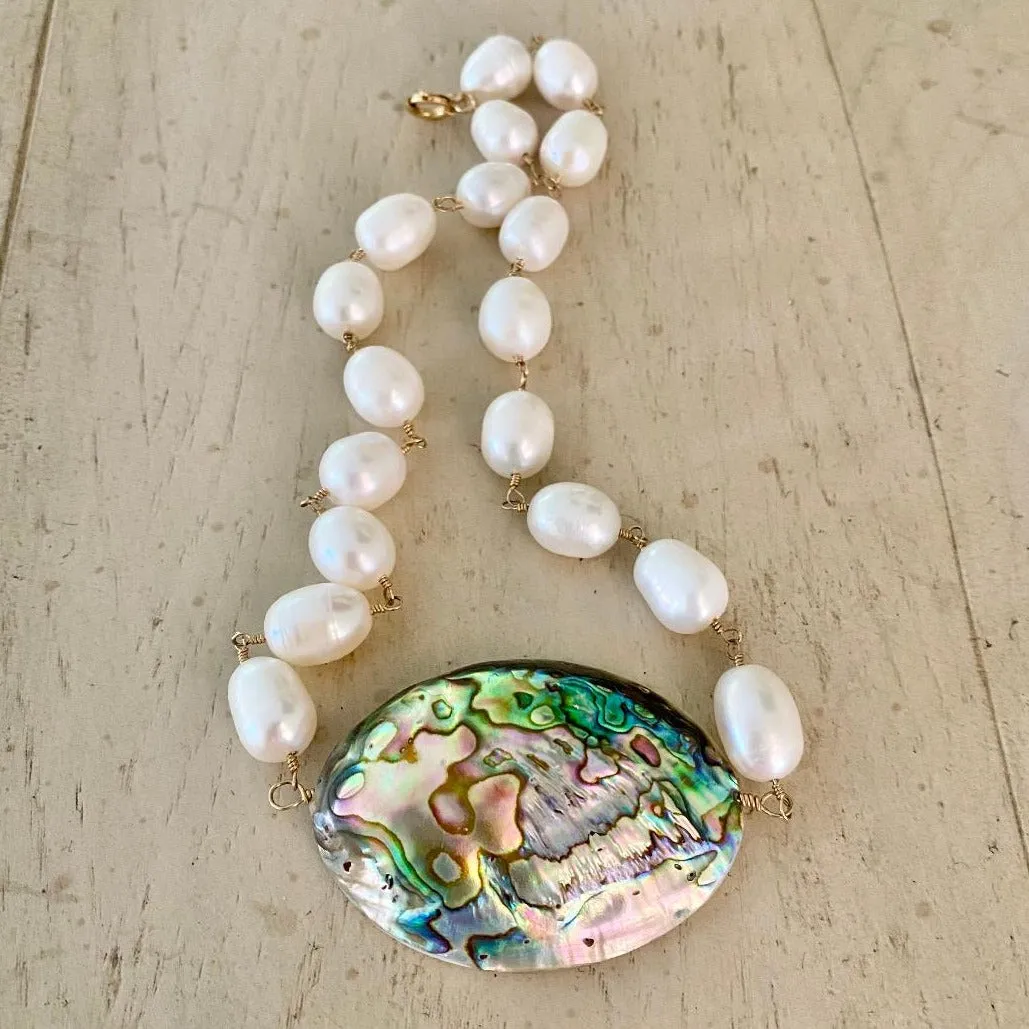 Abalone Necklace - Maori