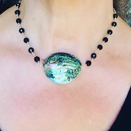 Abalone Necklace - Maori