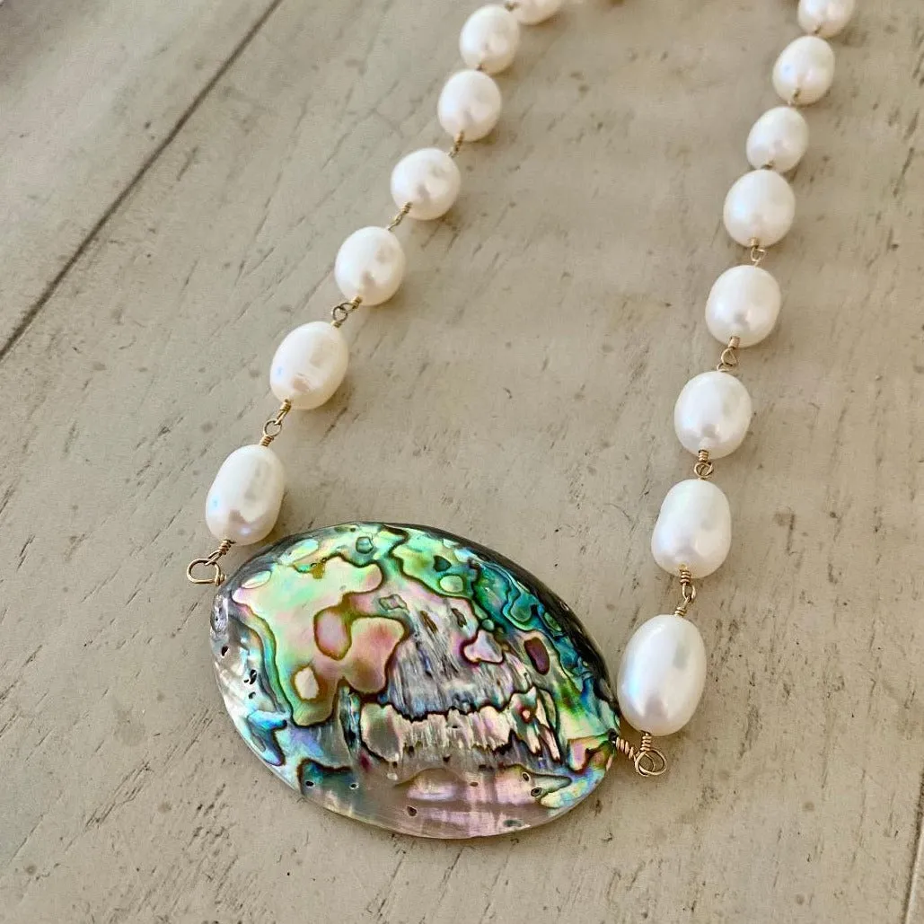 Abalone Necklace - Maori