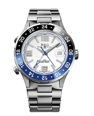 BALL Roadmaster Pilot GMT (40mm) DG3038A-S4C-WH