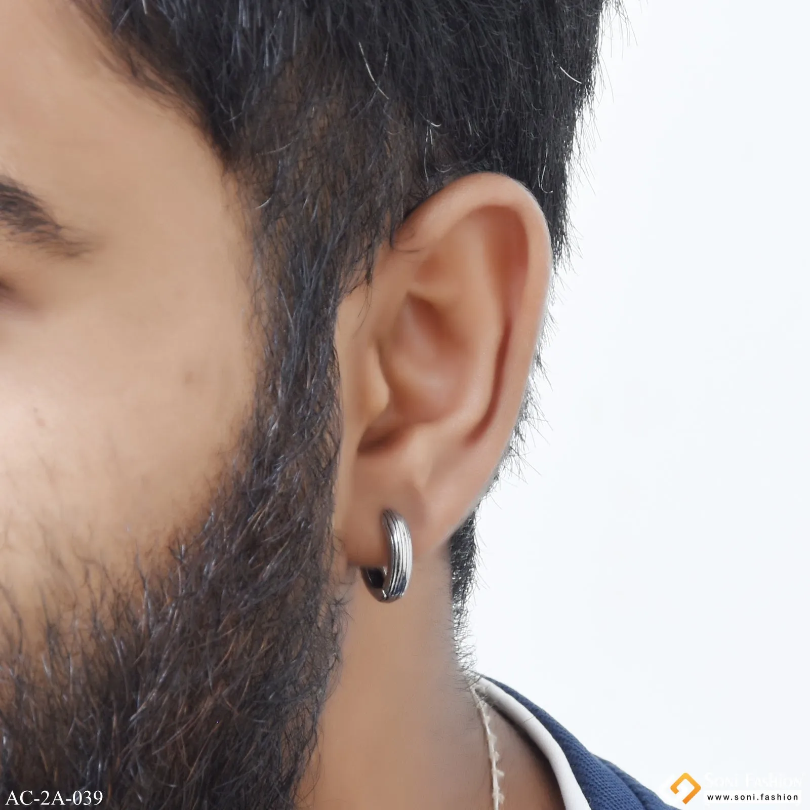 Charming Design Premium-Grade Quality Stud Earring for Men (1 Pc) - Style A039