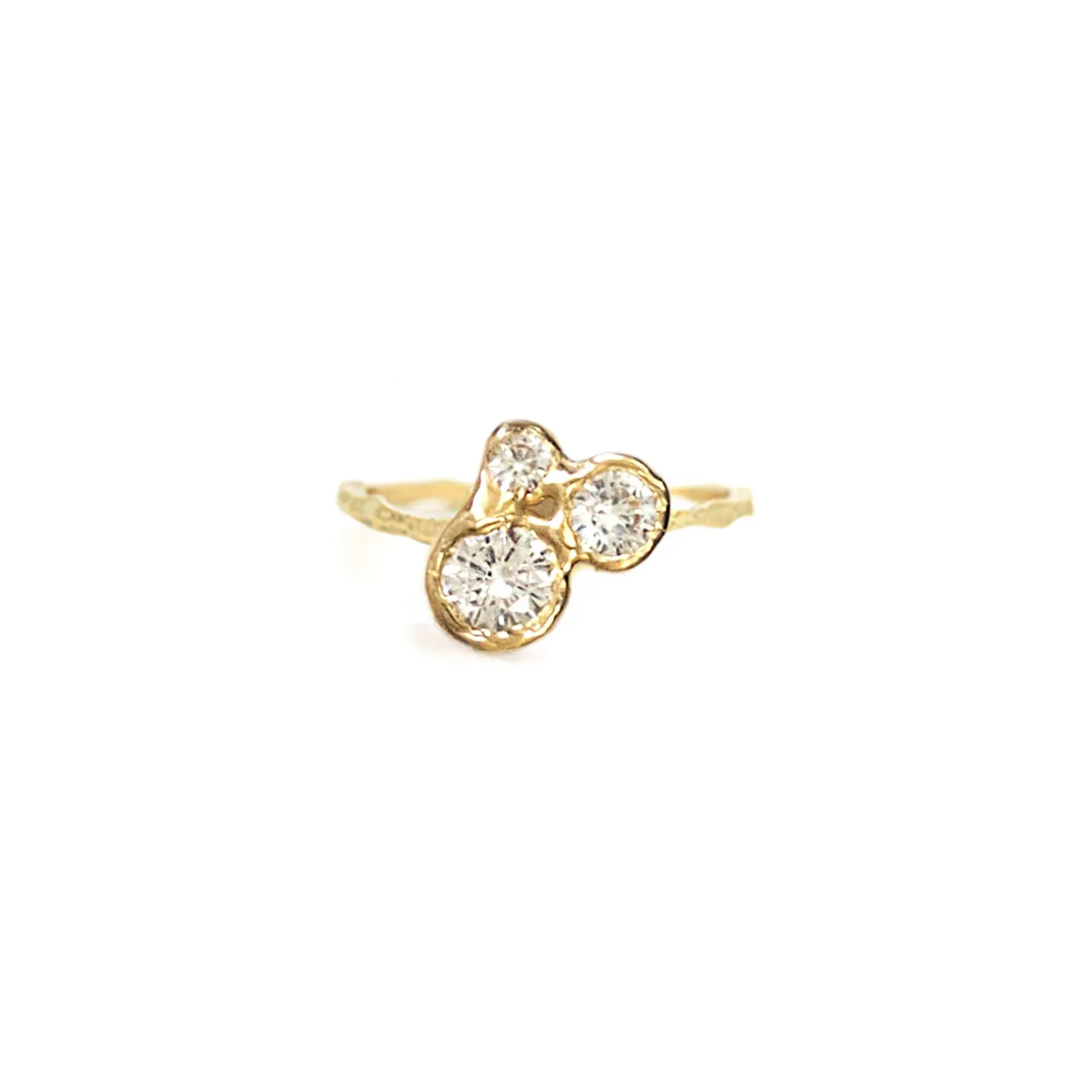 Constellation Ring - 14k Gold   White Sapphire