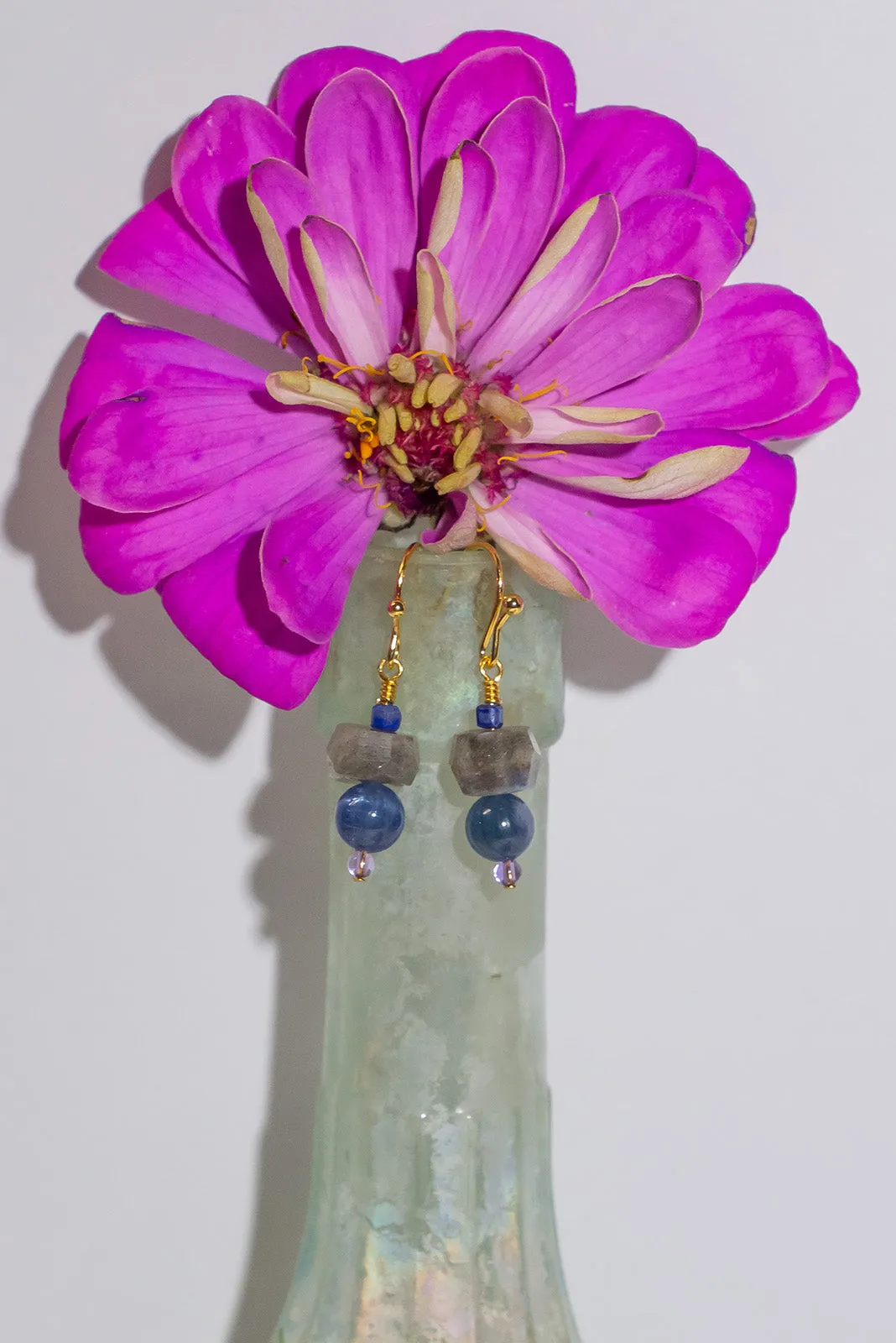 Earrings Kyanite Glisk