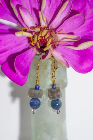 Earrings Kyanite Glisk