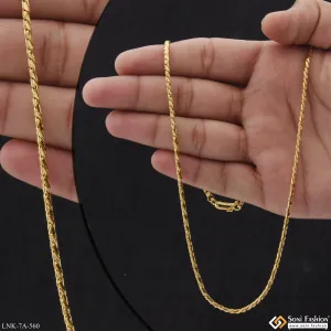 Eye-Catching Design Gold Plated Chain for Ladies - Style A560