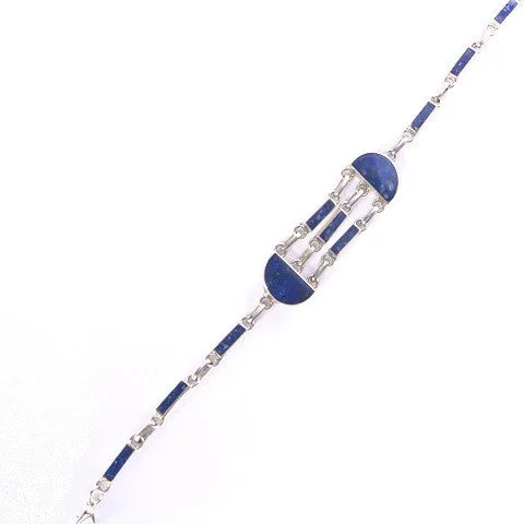 Lapis Lazuli Lilen Bracelet | Artisan Handcrafted Jewelry | Crafted in the Andes