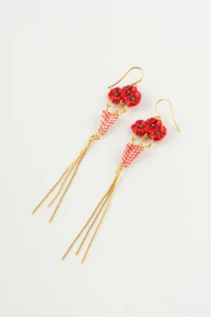 NACH POPPIES BOUQUET EARRINGS
