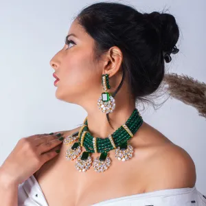 "Noor-Ae-Ishq" Necklace & Earrings Set