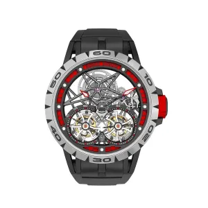 Roger Dubuis Excalibur Spider Double Flying Tourbillon Titanium Watch