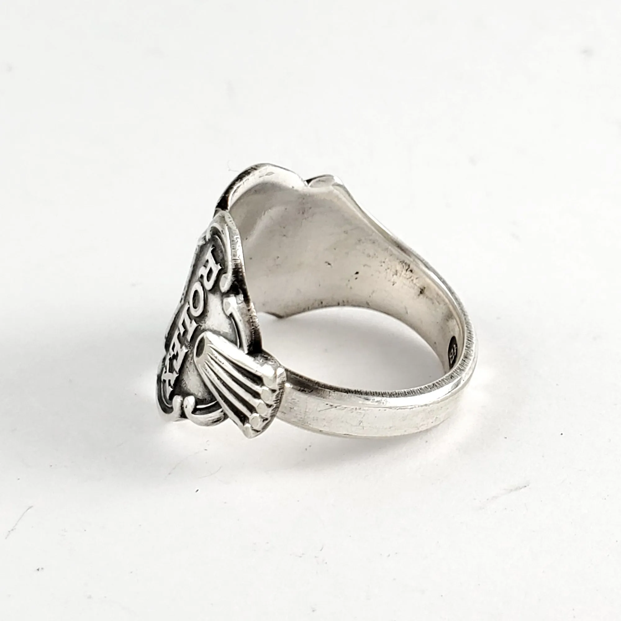 Rolex St Moritz Silverplate Spoon Ring
