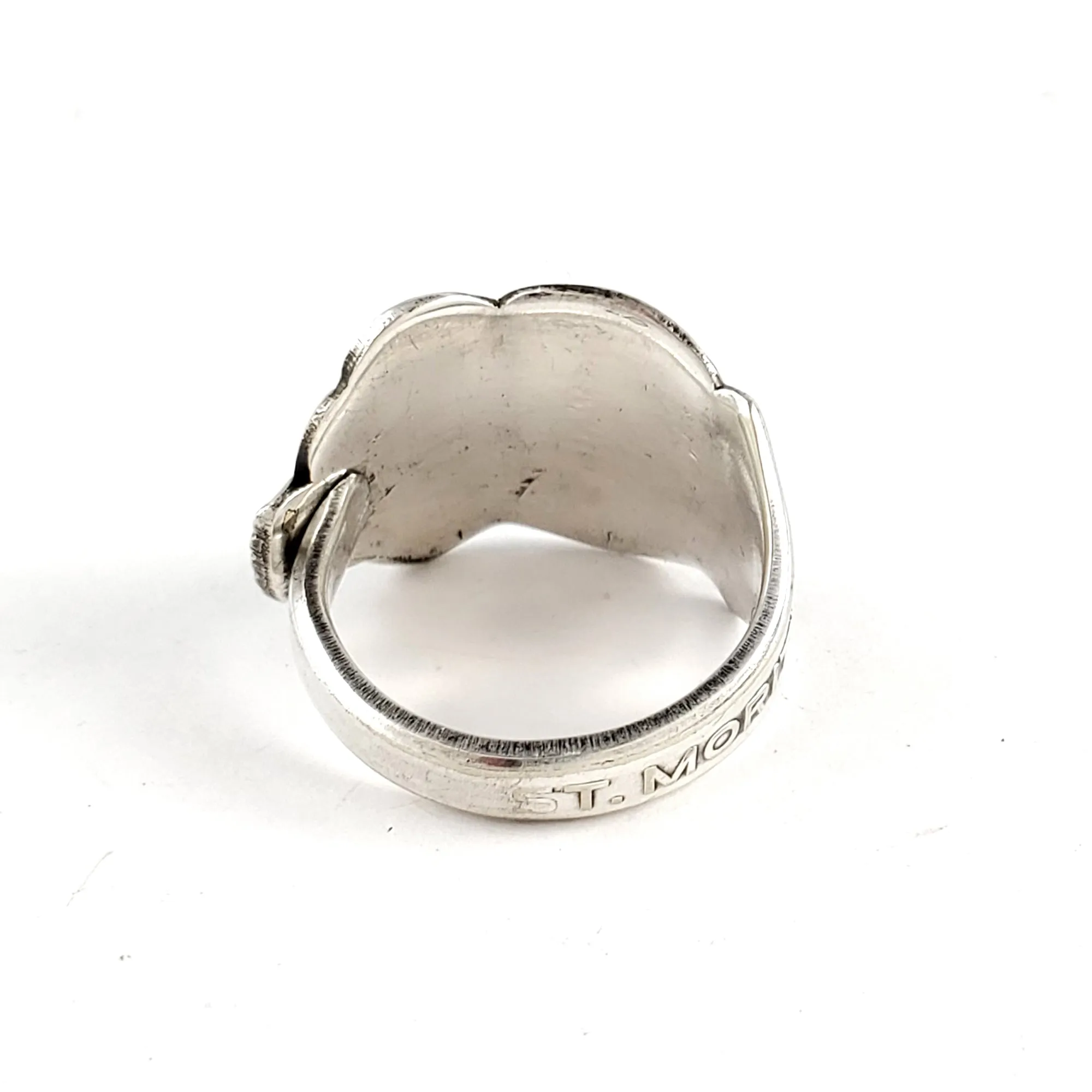 Rolex St Moritz Silverplate Spoon Ring
