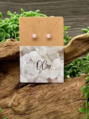 Rose Quartz Earings