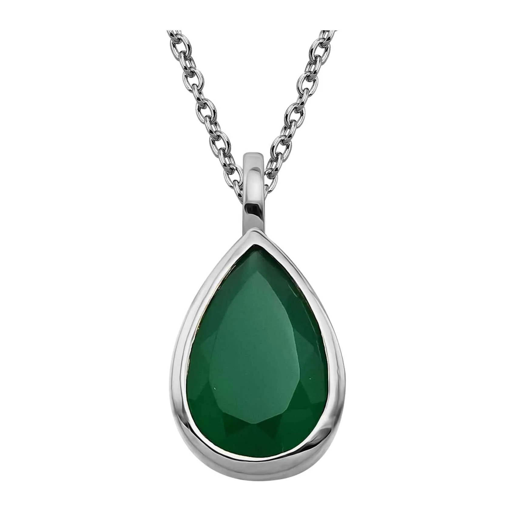 Unique & Co MK-976GX Women's Silver 925 Pendant Necklace